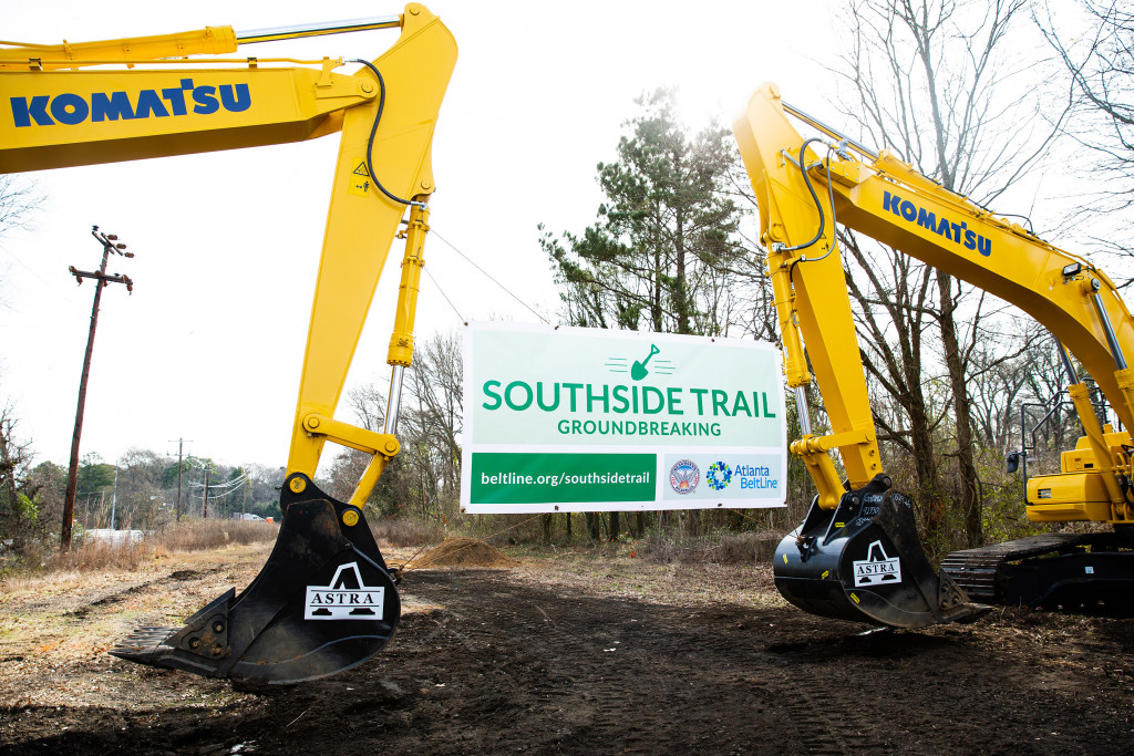 Atlanta BeltLine Southside Trail-West Groundbreaking - photo by The Sintoses