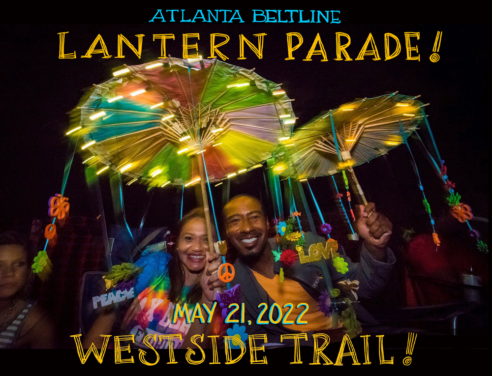 Art on the Atlanta BeltLine Lantern Parade 2022