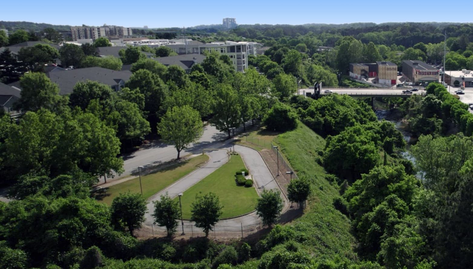 Aerial view of Garson Drive Beltline site