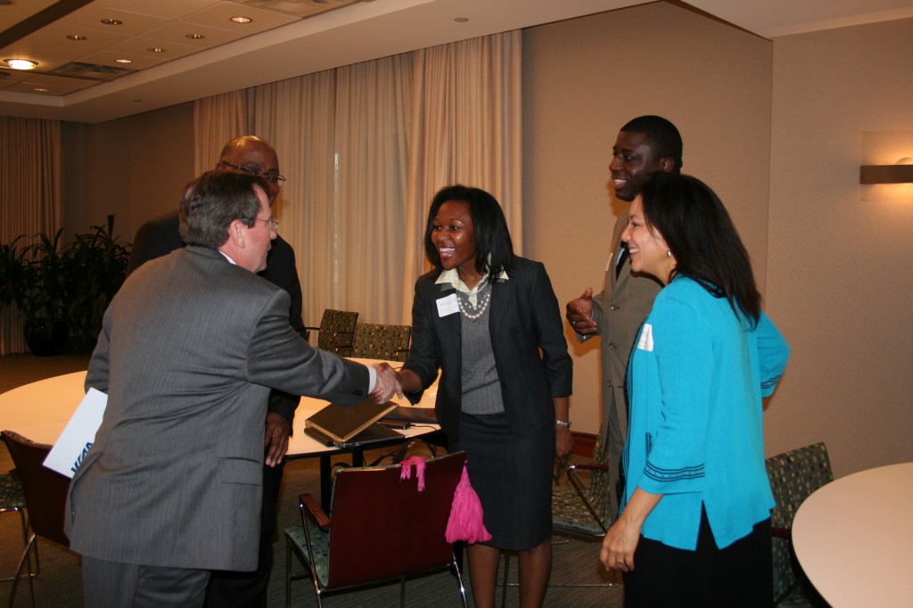Networking at the Business Opportunity Forum