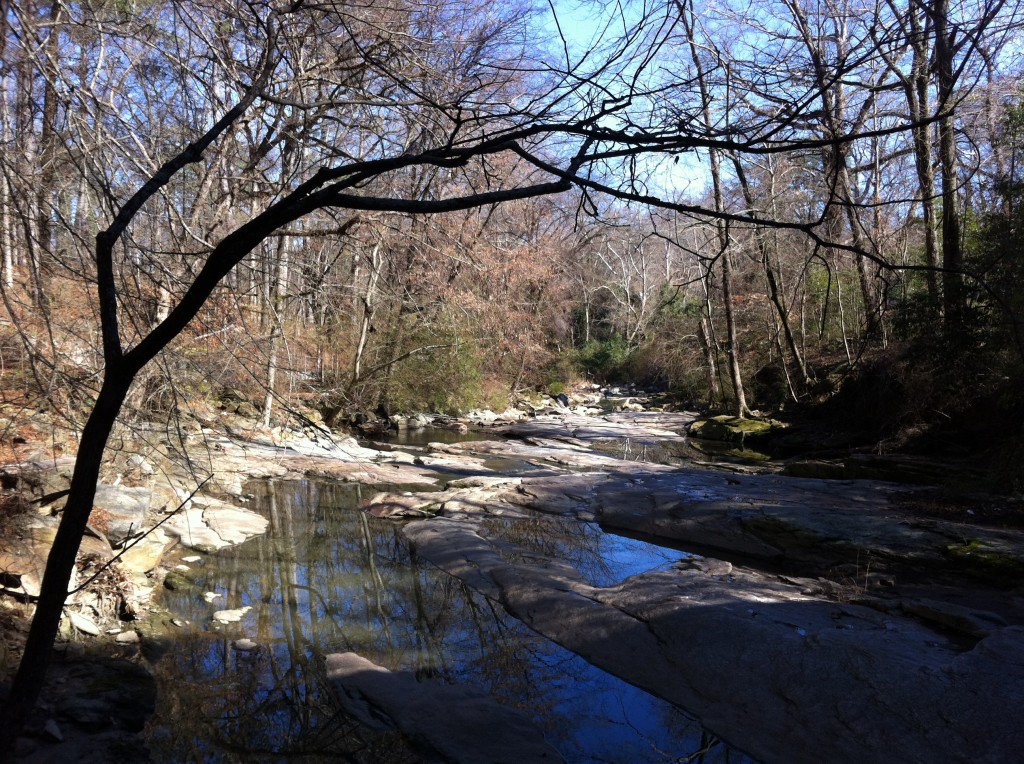 Accessing the Atlanta BeltLine's northside trail in Tanyard Creek Park