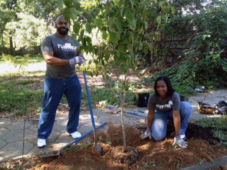 Turner Volunteer Day, Urban Agriculture Site, Atlanta BeltLine