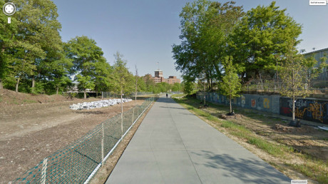 Atlanta BeltLine Eastside Trail on Google Streetview