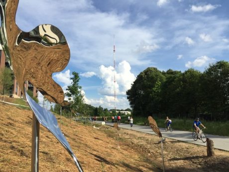Trees Atlanta has commissioned the educational art installation on the Eastside Trail. 