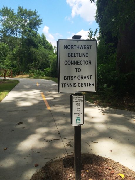 The Northside Spur Trail was built in 2015 by the PATH Foundation.