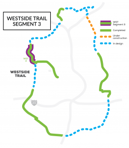 Atlanta BeltLine Westside Trail - Segment 3 ribbon cutting locator map